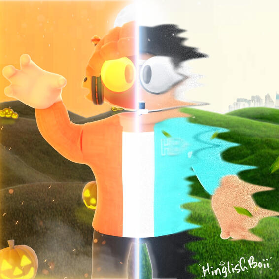 This My Halloween Special GFX and it is made by me!